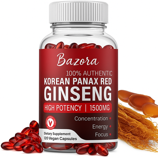 Bazora Korean Panax Red Ginseng™ 1500mg