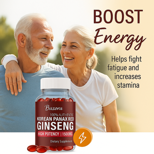 Bazora Korean Panax Red Ginseng™ 1500mg